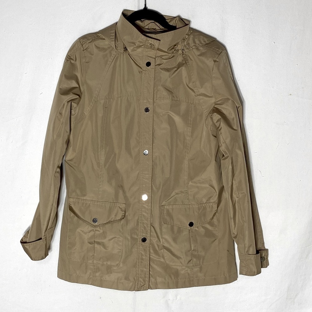 Midtown Tan Utility Style Light Jacket M